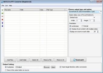 Image 0 for Ailt XLS to PPT Converter