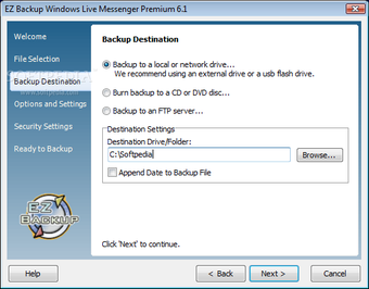 Image 0 for EZ Backup Windows Live Me…