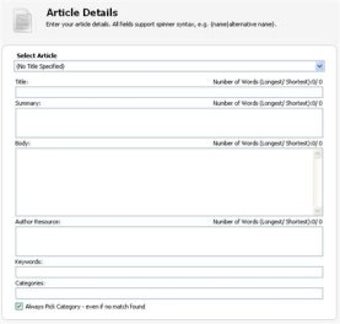 Image 0 for SliQ Article Submitter
