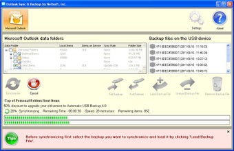 Image 1 for Outlook Sync & Backup