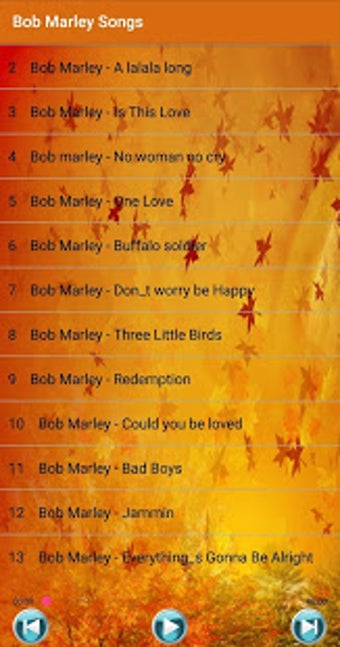 Imagen 0 para Bob Marley Songs