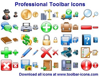 Image 0 for Professional Toolbar Icon…