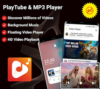 Image 0 for PlayTube  MP3 Player