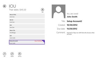 Imagen 1 para IOU - debt manager for Wi…