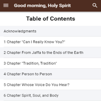 Imagen 0 para Good Morning Holy Spirit …