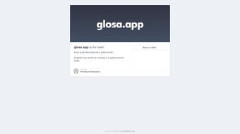 Image 0 for Glosa