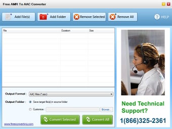 Image 0 for Free AMR to AAC Converter