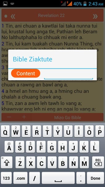 Image 0 for Mizo Go Bible