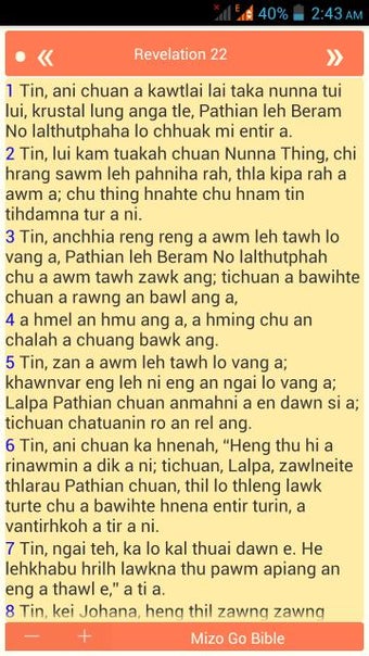 Image 1 for Mizo Go Bible