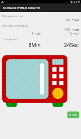 Image 0 for Microwave Wattage Convert…