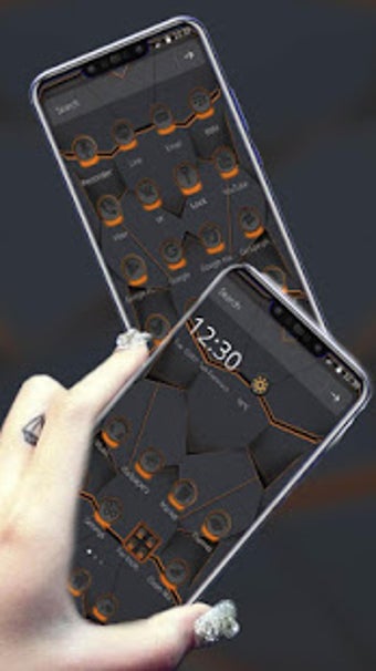 Imagen 2 para Black Orange Theme