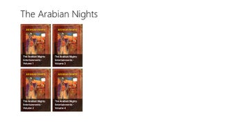 Image 0 for The Arabian Nights