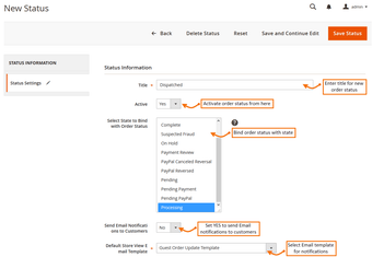 Image 1 for Magento 2 Order Status