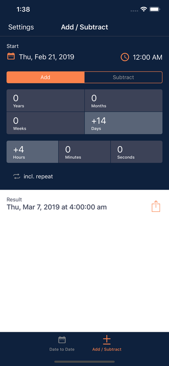 Imagen 2 para Time & Date Calculator