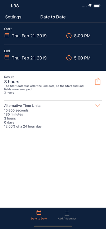 Imagen 0 para Time & Date Calculator