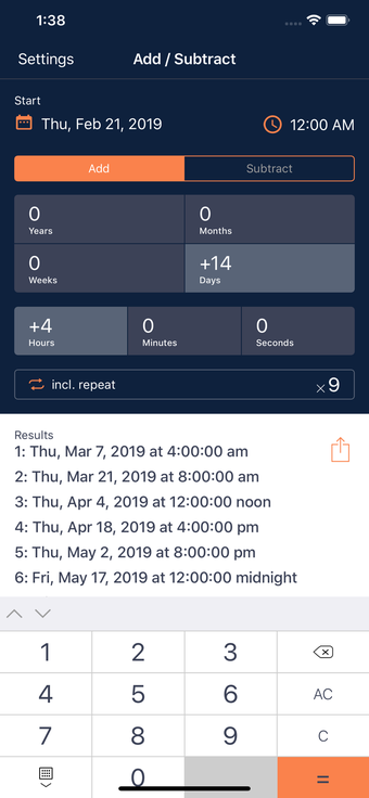 Imagen 3 para Time & Date Calculator