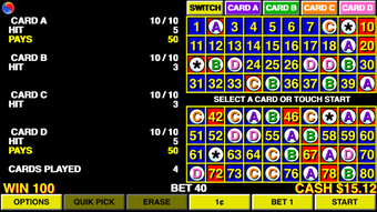 Image 0 for Keno 4 Multi Card FREE