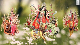 Imagen 1 para 4D Maa Durga Live Wallpap…