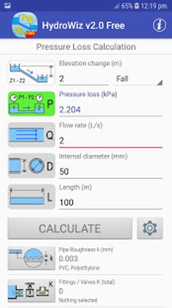 Image 1 for HydroWiz - Pipe Flow Hydr…