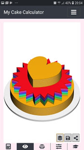 Imagen 1 para My Cake Calculator