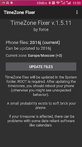 Image 0 for TimeZone Fixer (ROOT)