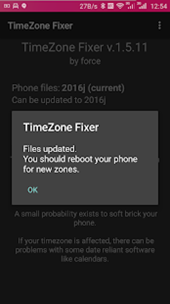 Imagen 1 para TimeZone Fixer (ROOT)