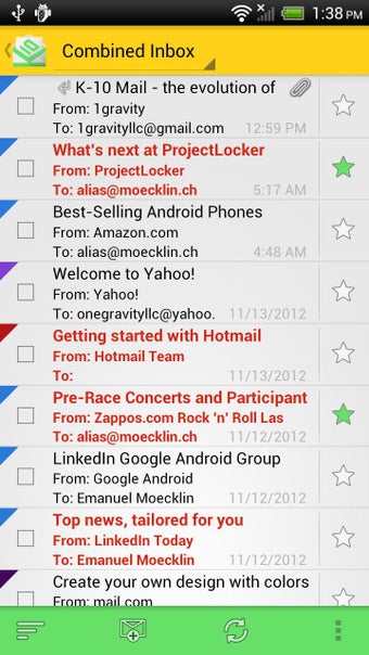 Image 2 for K-@ Mail Pro - Email App