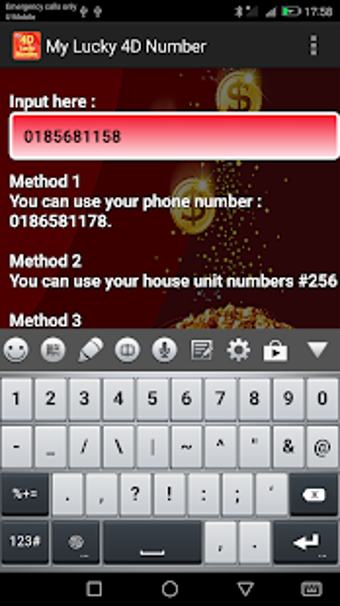 Imagen 2 para My Lucky 4D Number