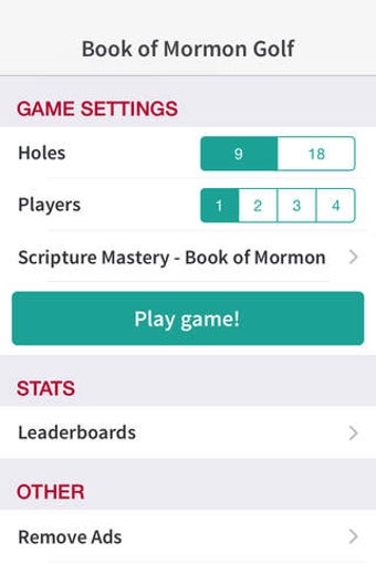 Image 0 for Book of Mormon Golf: LDS …