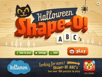 Image 2 for Halloween Shape-O! ABC's