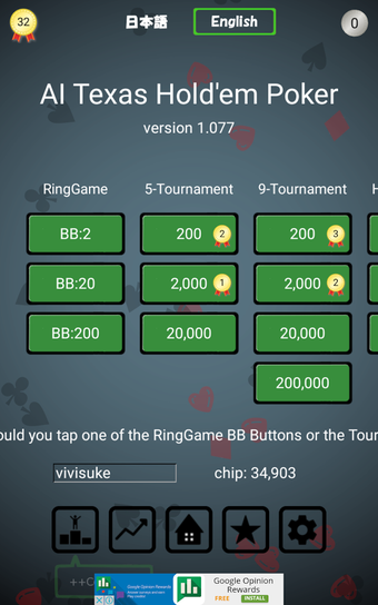 Imagen 3 para AI Texas Holdem Poker off…