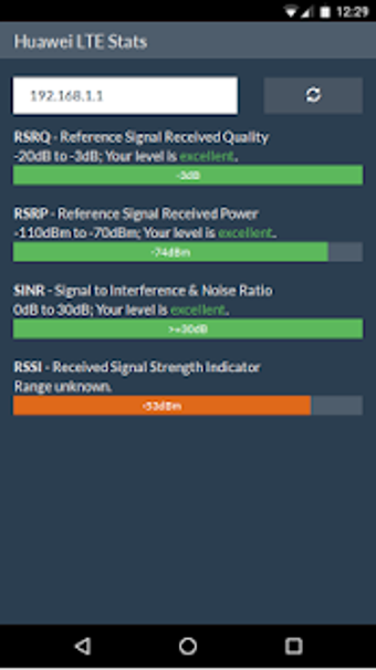 Image 0 for Stats for Huawei LTE Rout…