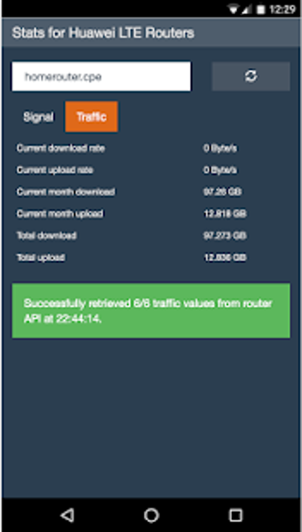 Image 1 for Stats for Huawei LTE Rout…
