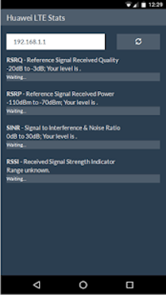 Image 0 for Stats for Huawei LTE Rout…