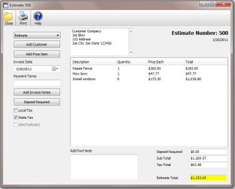 Image 0 for Service Invoice Basic