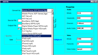 Image 2 for DYY Video Converter