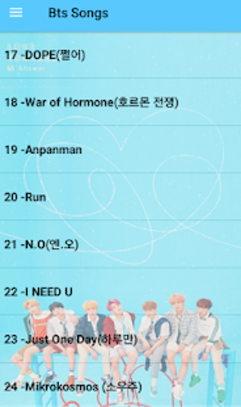 Imagen 0 para BTS Songs Offline (73 Son…