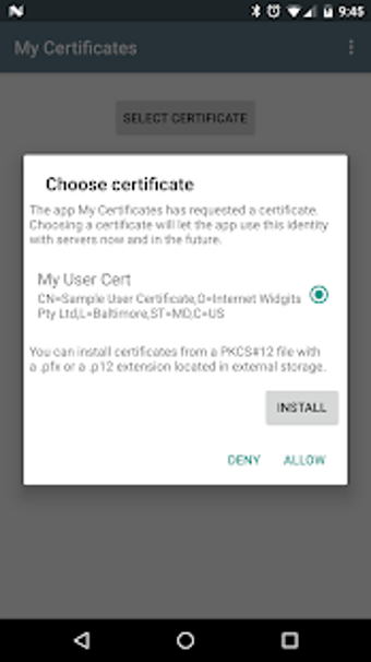 Image 1 for My Certificates