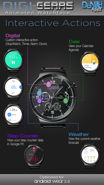 Image 2 for Digi-Gears HD Watch Face …