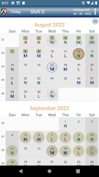Image 0 for Shift25 - Shiftworker Cal…
