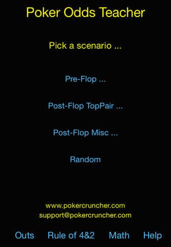Image 0 for Poker Odds Teacher