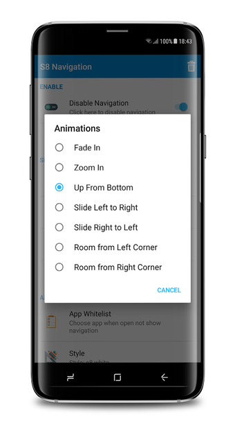 Image 2 for S8 Navigation bar (No Roo…