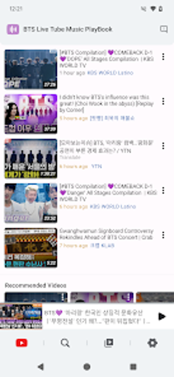 Image 0 for BTS Live Tube Music PlayB…