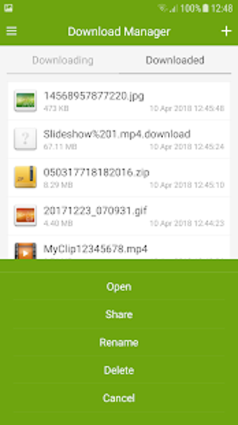 Imagen 1 para Download Manager For Andr…