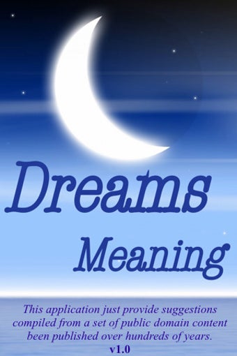 Image 0 for Dreams Meaning for iPhone