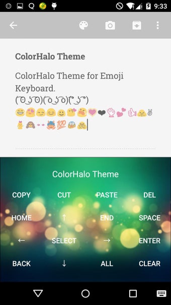 Image 1 for Color Halo Emoji Keyboard