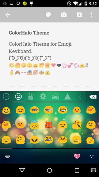 Image 1 for Color Halo Emoji Keyboard