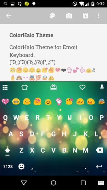 Image 0 for Color Halo Emoji Keyboard