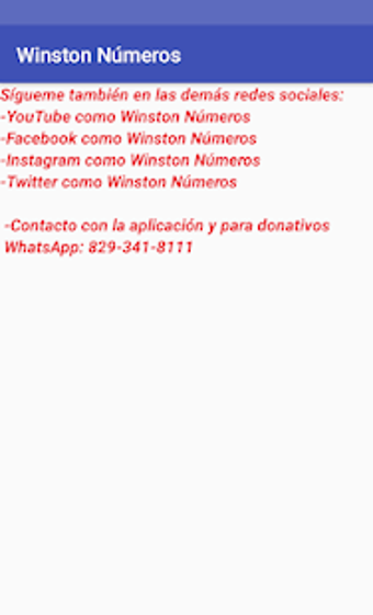 Imagen 2 para Winston Numeros