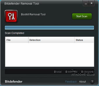 Image 1 for Bitdefender Rootkit Remov…